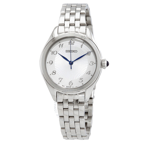 Seiko Core Quartz White Dial Ladies Watch SUR379P1