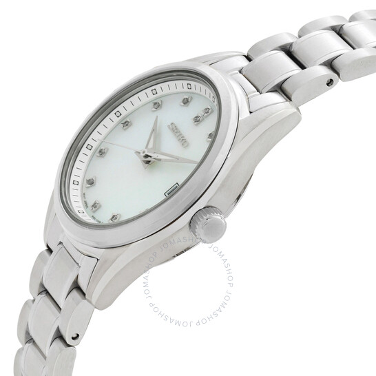 アナログ腕時計 SEIKO | Diamond Quartz Mother of Pearl Dial Ladies SUR579P1 Seiko Diamond Quartz Mother of Pearl Dial Ladies Watch
