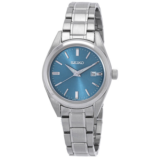 稀少 SEIKO(セイコー) Essentials Blue Dial Ladies Watch Seiko 28.7mm Ladies Essentials Blue Dial Watch – Bailey's