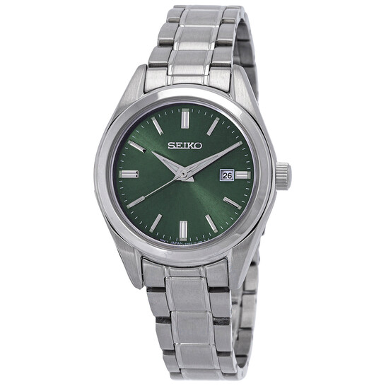 【SEIKO】Essentials Quartz Green Dial Ladies Watch Seiko Essentials Quartz Green Dial Ladies Watch SUR533