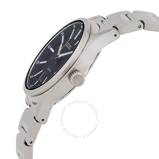 Seiko quartz Black Dial Men's Watch SUR535 4954628248008