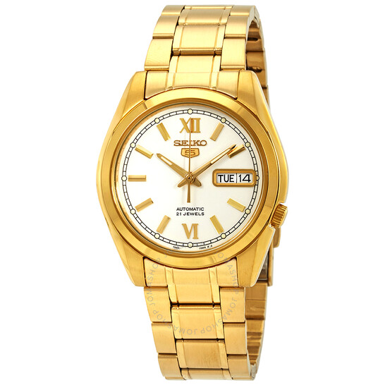Seiko Series 5 Automatic Silver Dial Men's Watch SNKL58