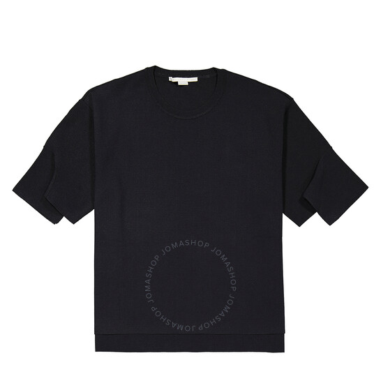 Stella McCartney Ladies Black Compact Knit Top, Brand Size