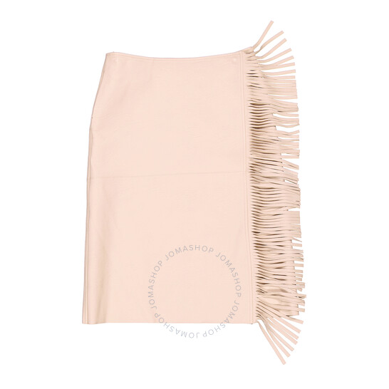 スカート Stella McCartney Fringed Alter Mat skirt (630109SJB14 1000) Stella Mccartney Fringed Alter Mat Skirt With Side Closure