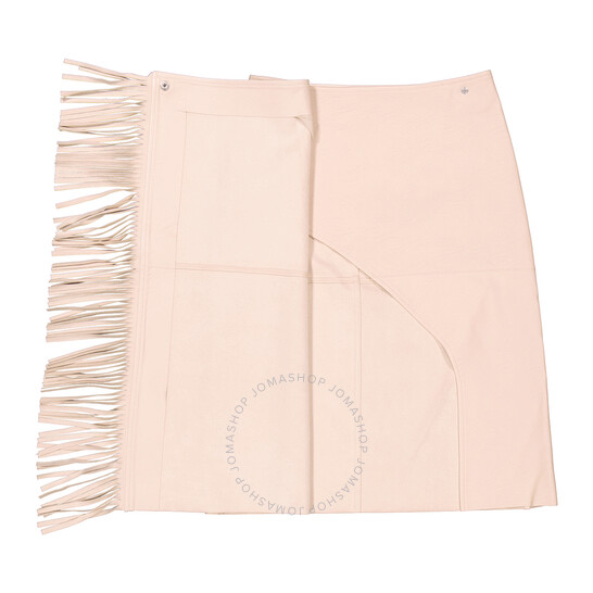 Stella McCartney Ladies Oat Fringed Alter Mat Wrap Skirt
