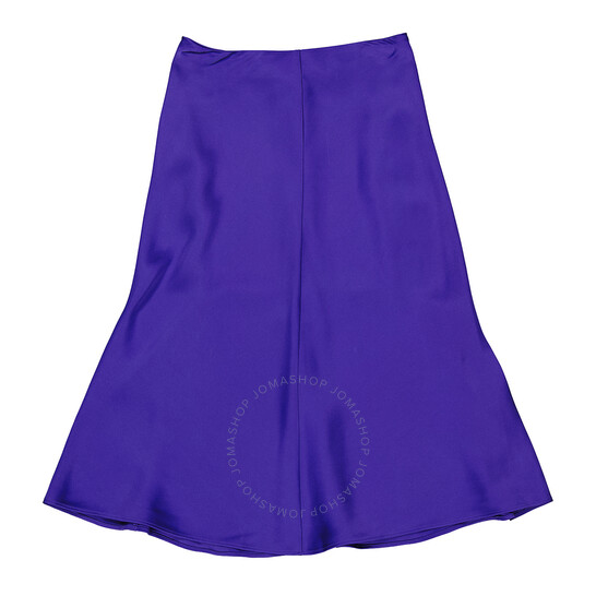 【送料&関税込】Stella McCartney Satin Midi Skirt Stella McCartney Ruffled Satin Midi Skirt | Black | FARFETCH JO