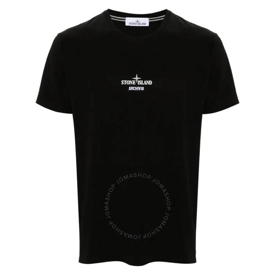 ★送料・関税込★STONE ★'ARCHIVIO' PRINT Tシャツ★ Stone Island Archivio Print Slim-Fit Cotton T-Shirt, Size