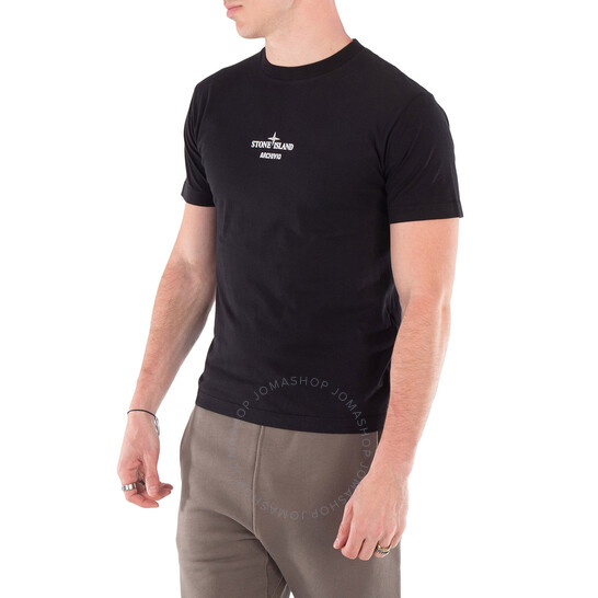 ★STONE ★ Logo Print Slim Fit Short Sleeve T-Shirt Iv Stone Island | Logo Print Short Sleeve T-Shirt | Regular Fit