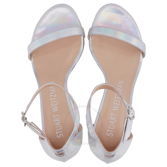 STUART WEITZMAN サンタル Stuart Weitzman Silver Nunakedstraight 60 Sandals, Brand