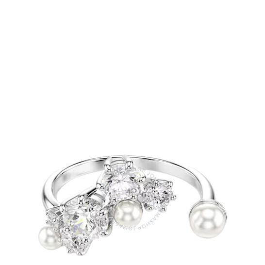 スワロフスキー　コンステラ　リング　55 Swarovski Rhodium Plated Pave Constella Ring, Size 55