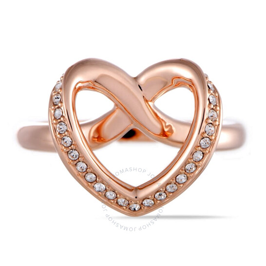 指輪・リング wing bling 14k Atre Crystal Heart Ring Swarovski Cupidon Rose Gold Plated Crystal Ring 5140096-R