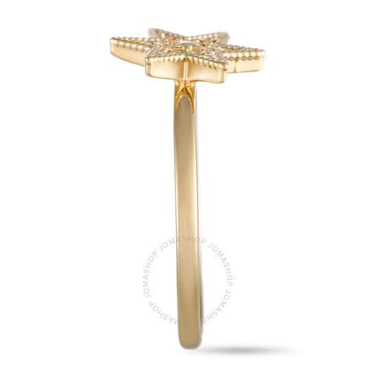 Swarovski Field Yellow Gold Plated Crystal Star Ring 5269948