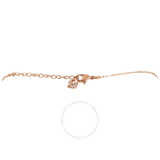 Swarovski Infinity Heart Necklace, White, Mixed Metal Finish