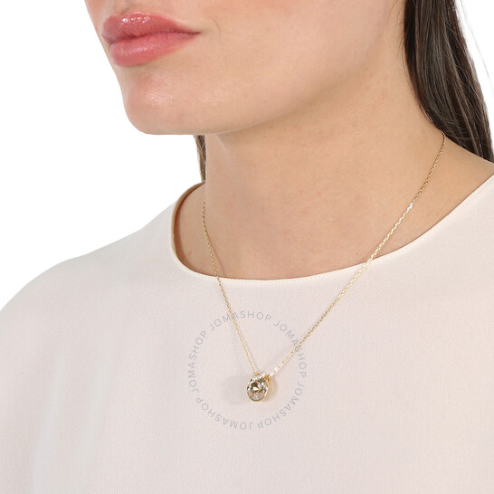 SWAROVSKI ネックレス 5662091 Bella V ゴールド ラウンド Bella V ペンダント, ラウンドカット, ゴールド系, ゴールド