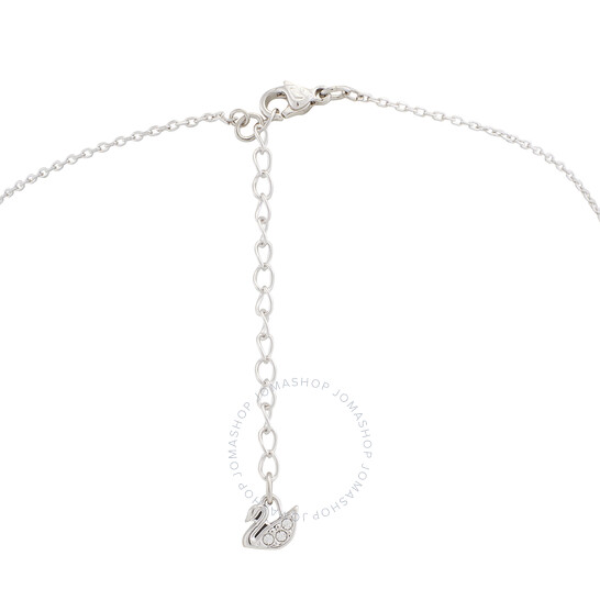 SWAROVSKI｜ (Una Pendant (5599177)) Swarovski Una pendant, Octagon cut, White, Rhodium plated