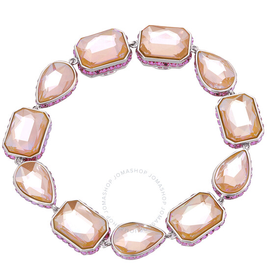 Swarovski Multicolored Rhodium Plated Orbita Bracelet