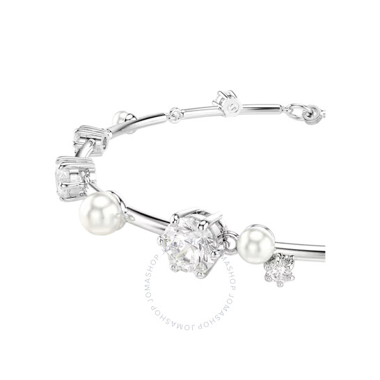 Swarovski Round Cut Constella Tennis Bracelet, Size Medium