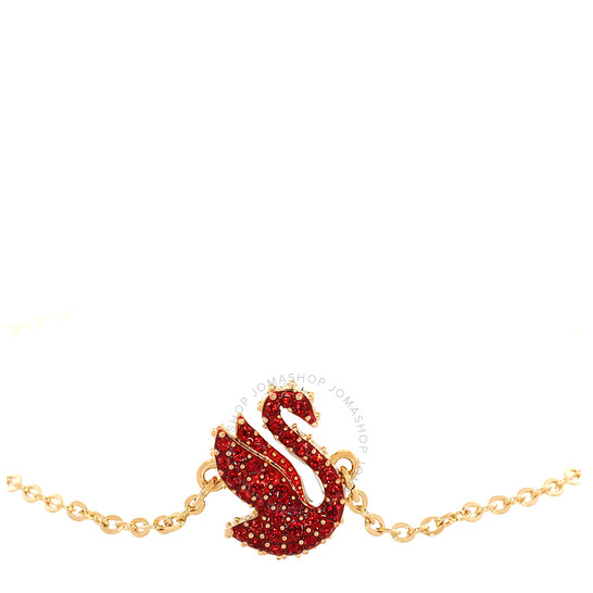 【SWAROVSKI】5656841 Swan Red Small Bracelet Swarovski Swan Bracelet 5656841 9009656568415 - Jewelry