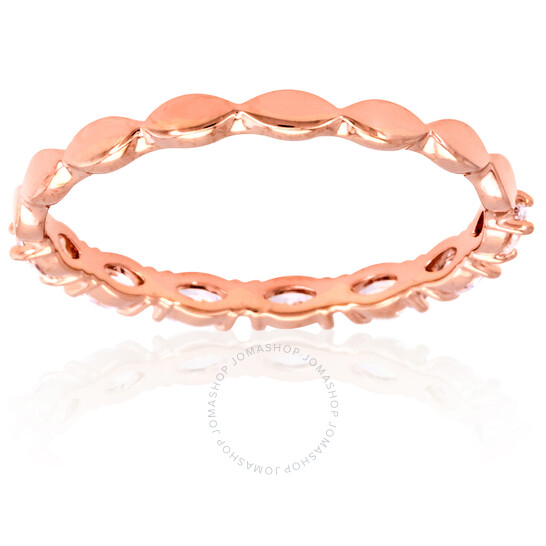 Swarovski Vittore Marquise Rose Gold Plated Ring- Size 58