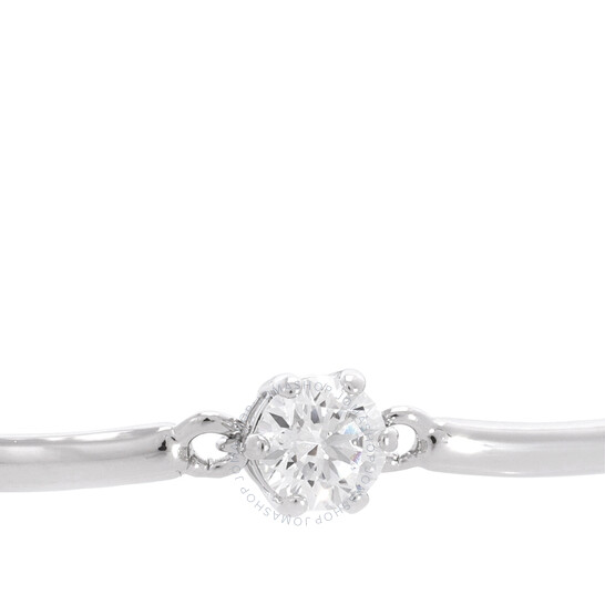 SWAROVSKI｜ (Constella Bangle - Size M (5641680)) Constella bangle, Round cut, White, Rhodium plated | Swarovski