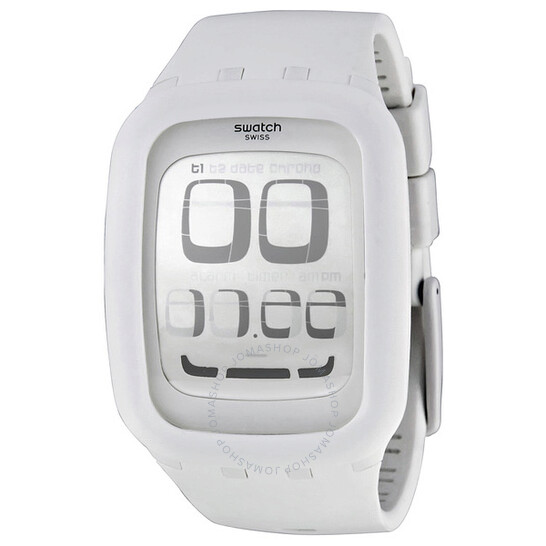 ★SWATCH★ SWATCH TOUCH TOUCH STAR Men's Urethane Watch SURW Swatch Touch White Digital Black Silicone Unisex Watch