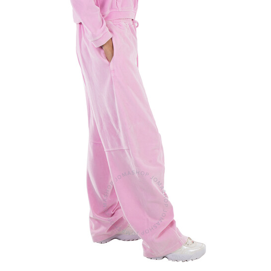 T By Alexander Wang Articulated Velour Track Pants, Size