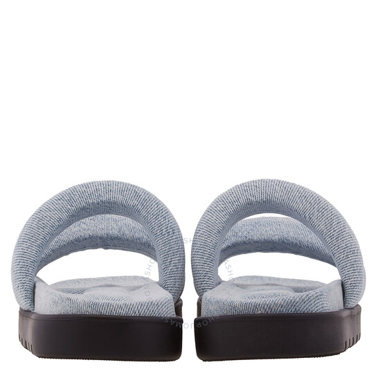 T By Alexander Wang Jay Denim Flatform Sandals, Brand Size