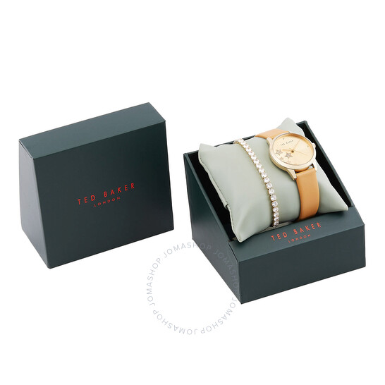 Ted Baker Fitzrovia Classic Chic Quartz Gold Dial Ladies