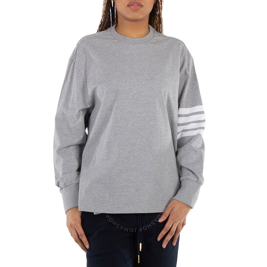 ◆THOM BROWNE 24SS◆ 4BAR Tシャツ / Gray Black White ◆ Thom Browne Milano 4-Bar Cotton T-Shirt | Nordstrom