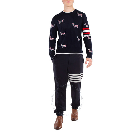 Thom Browne Hector Icon Half Drop Jersey Top, Brand Size 3