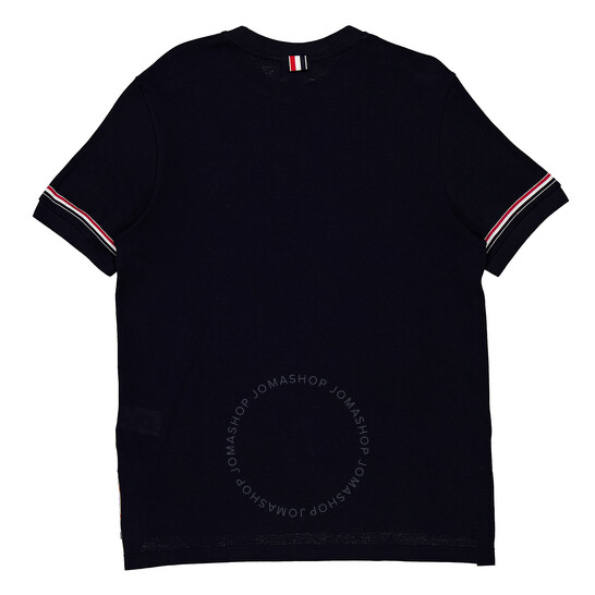 Thom Browne Lightweight Striped Cuff Cotton T-Shirt, Brand