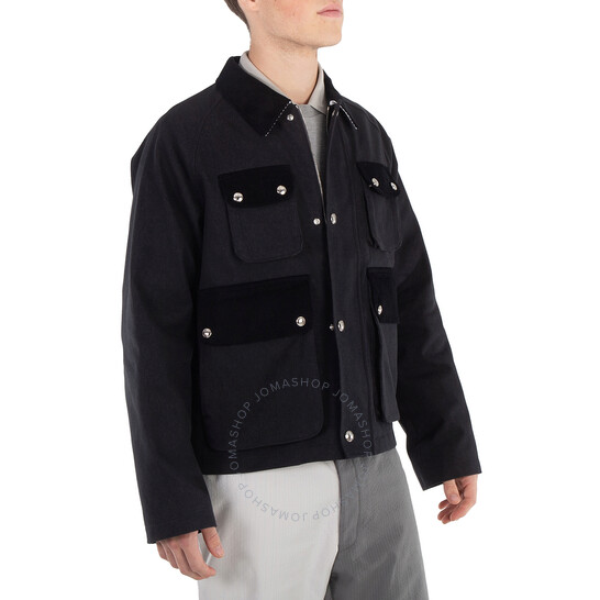 Matte Finish Nylon Down Fill 4 Bar Detachable Hood Bomber