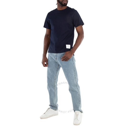 Tシャツ・カットソー THOM BROWNE Men T-shirt Navy MJS288A00042 415 MJS231AJ0055_415-5_650x.jpg?v=