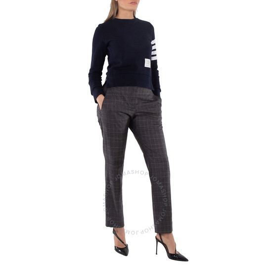 Thom Browne Navy Classic 4-Bar Loopback Sweatshirt, Brand