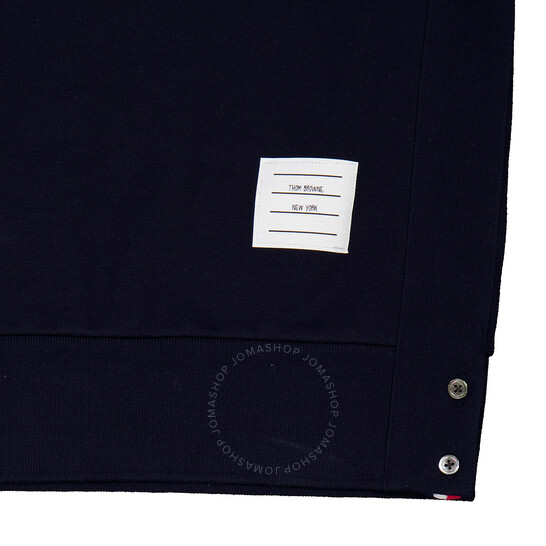 Thom Browne Navy Classic 4-Bar Loopback Sweatshirt, Brand