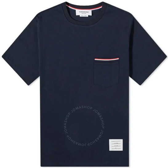 【THOM BROWNE】Oversized pocket short sleeve T-shirt Milano Cotton Oversized Pocket Tee | Thom Browne
