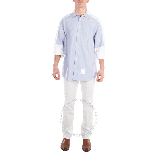 Tシャツ・カットソー THOM BROWNE 25FW Long-Sleeve Polo Shirt MJP137G 07976 035 Men's T-shirts and Polos | Thom Browne