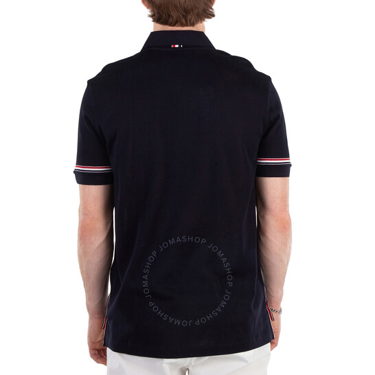 Thom Browne Short Sleeve Cotton Polo Shirt, Brand Size 5 (XX