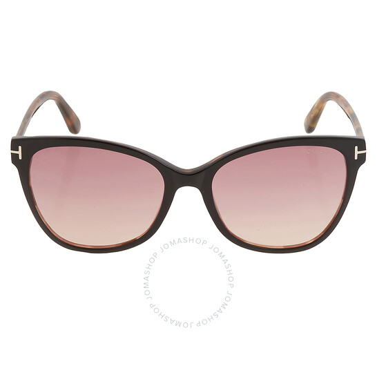 Tom Ford Ani Pink Gradient Cat Eye Ladies Sunglasses FT0844