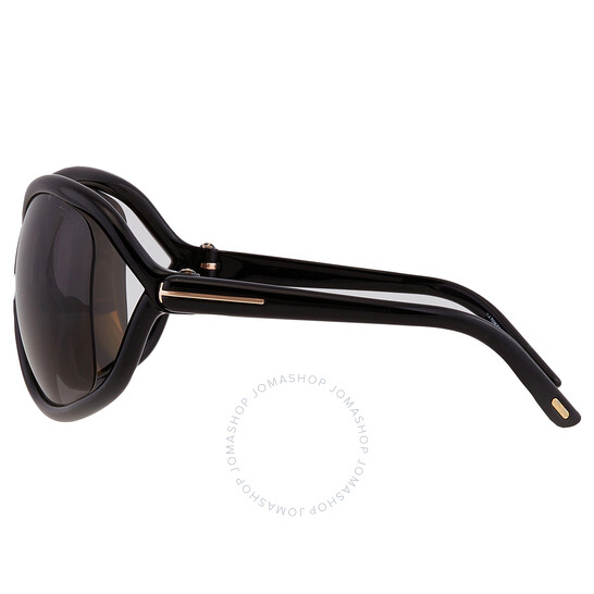 Tom Ford Bettina Smoke Butterfly Ladies Sunglasses FT1068