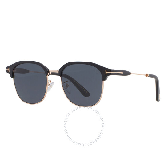 Tom Ford Black Square Men's Sunglasses FT0890-K 01A 55