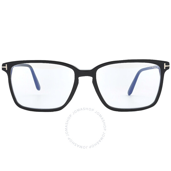 Tom Ford Blue Light Block Rectangular Men's Eyeglasses