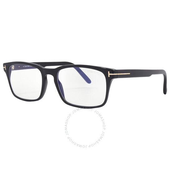 Tom Ford Blue Light Block Rectangular Men's Eyeglasses