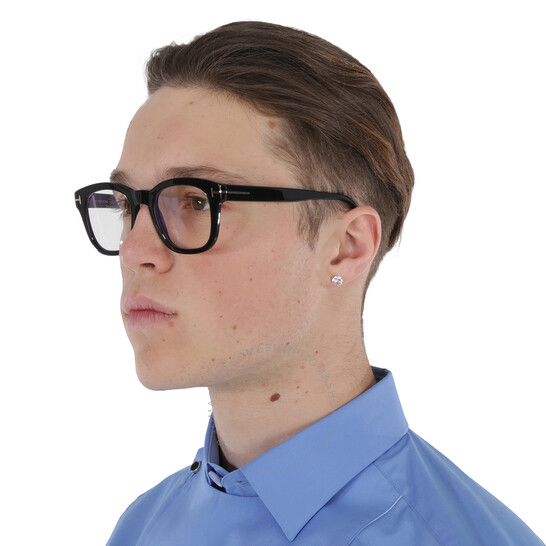 Tom Ford Blue Light Block Square Men's Eyeglasses FT5542-B