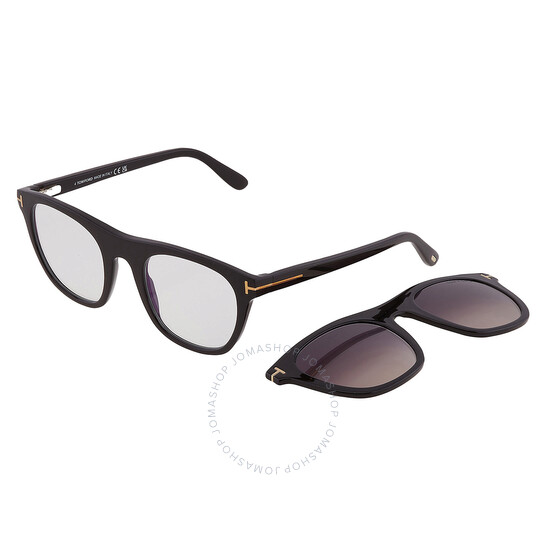 Tom Ford Blue Light Block With Grey Gradient Clip-On Oval