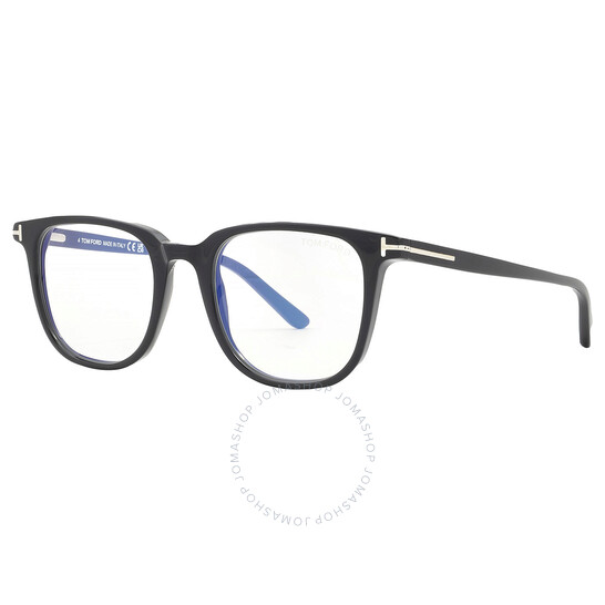 TOMFORD 不規則フレムメカネ FT5908BBLUEBLOCK 001OL Tom Ford Blue Light Block with Grey Clip-On Square Men's