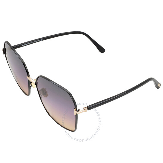 Tom Ford Claudia-02 Smoke Gradient to Lilac Butterfly Ladies