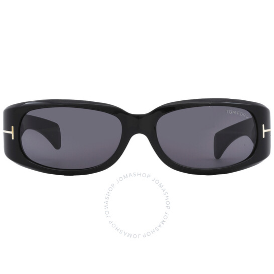 Tom Ford Corey Smoke Rectangular Unisex Sunglasses FT1064