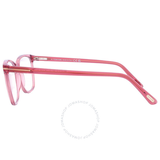 ●ONE BRILLIANT● ThomasOB474Pink Thomas-OB474-Pink Tom Ford Demo Square Ladies Eyeglasses FT5842-B 074 54