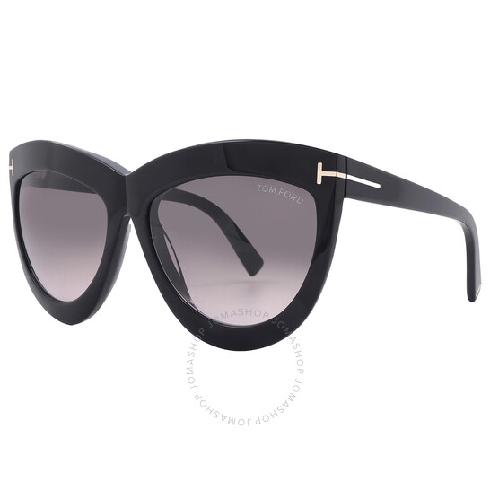 サングラス TOM FORD Tom Ford - FT1210 5901B - 01B (FT1210 5901B 01B) Tom Ford Doris Smoke Gradient Cat Eye Ladies Sunglasses